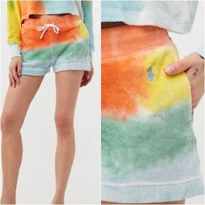 EUC POLO Ralph Lauren Tie Dye French Terry Beach Shorts